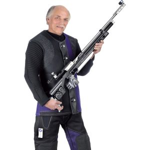 416 Leather and canvas jacket model 'SENIOR'