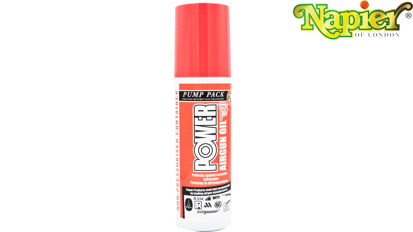 Power Airgun Oil 120ml Pump Spray by Napier Lacey's Shooting Services